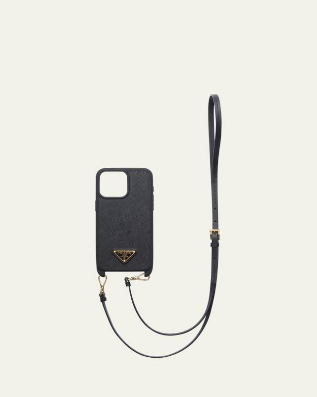 Leather iPhone Case with Strap